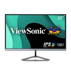 EUC ViewSonic 22" 1080p Thin-Bezel IPS Monitor with HDMI, VGA | VX2276-SMHD